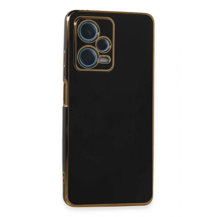 Hubrendy SH Newface Xiaomi Redmi Note 12 Pro Plus Kılıf Volet Silikon - Siyah
