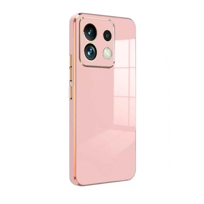 Hubrendy SH Newface Xiaomi Redmi Note 13 Pro 5g Kılıf Volet Silikon - Pembe