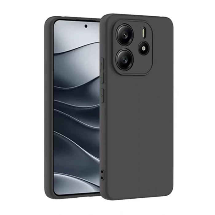 Hubrendy SH Newface Xiaomi Redmi Note 14 4g Kılıf First Silikon - Siyah