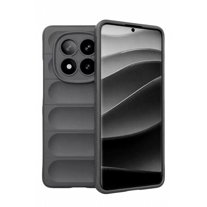 Hubrendy SH Newface Xiaomi Redmi Note 15 Pro 4g Optimum Silikon - Gri
