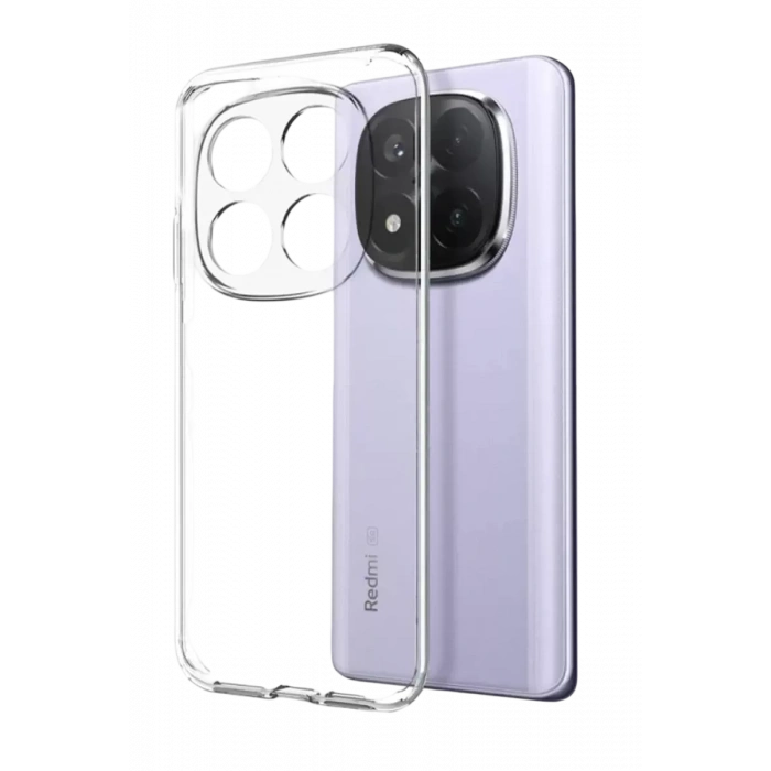 Hubrendy SH Newface Xiaomi Redmi Note 15 Pro Plus 5g Lüx Şeffaf Silikon - Şeffaf