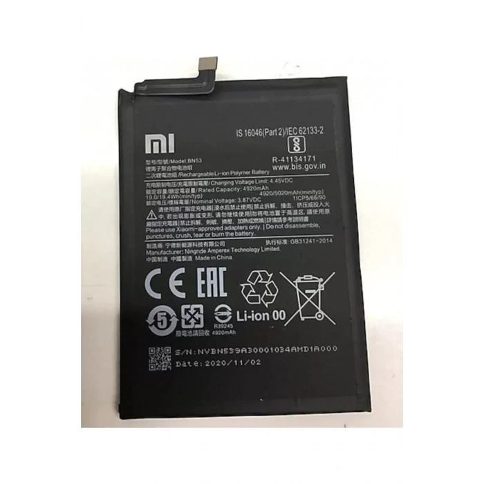 Hubrendy SH Note 9s (bn55) Batarya Pil