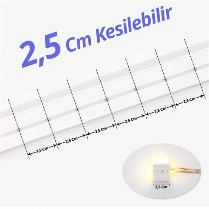 Hubrendy SH Powermaster 12 Volt 100 Metre Pembe Neon Şerit Led