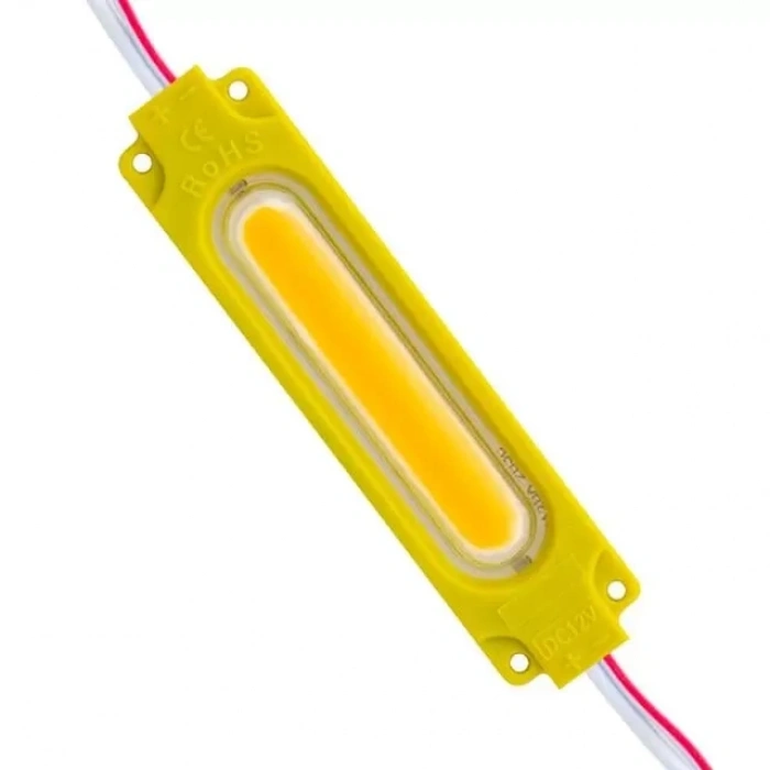Hubrendy SH Powermaster 12 Volt 2 Watt Sarı Modül Led (68x16 Mm)