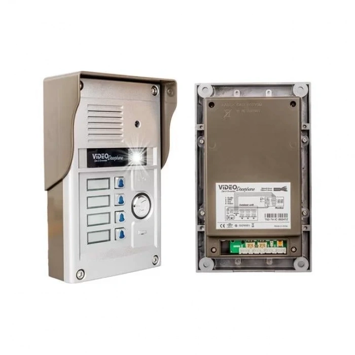 Hubrendy SH Powermaster 37t4 2 Daire 7 Nfc Destekli Görüntülü Diafon Kapı Zili Interkom Akıllı Ev Güvenliği Sistemi