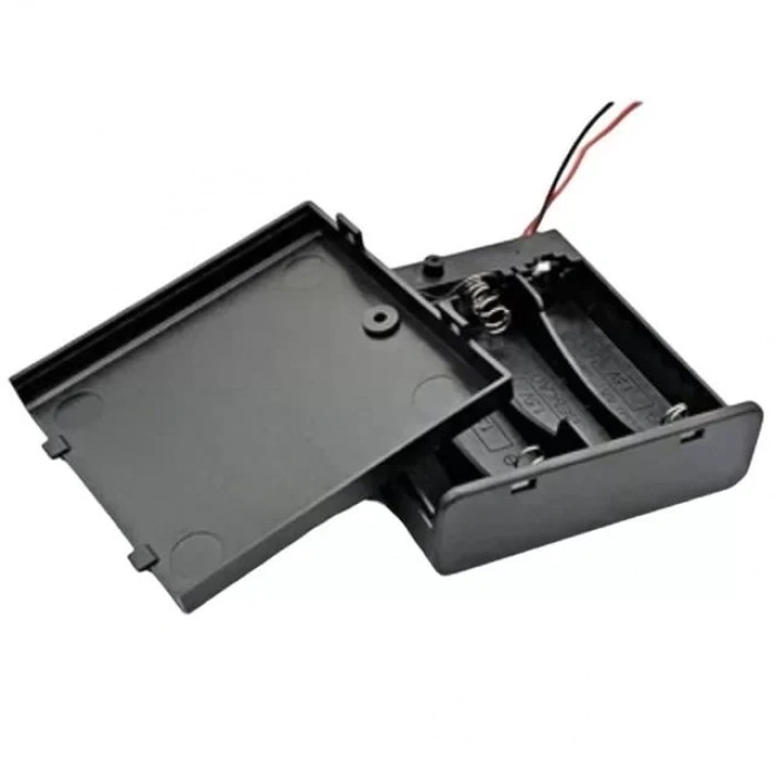 Hubrendy SH Powermaster  4lü Aa Kapaklı Switchli Pil Yuvası (ıc-233f)