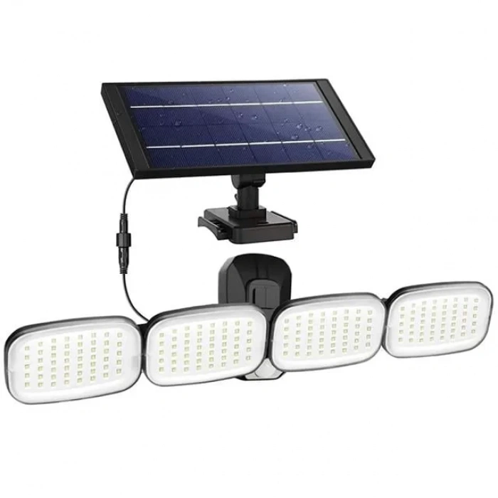 Hubrendy SH Powermaster 6 Volt - 3 Watt Solar Panelli Hareket Sensörlü 200 Smd Ledli Lamba Pm-8048