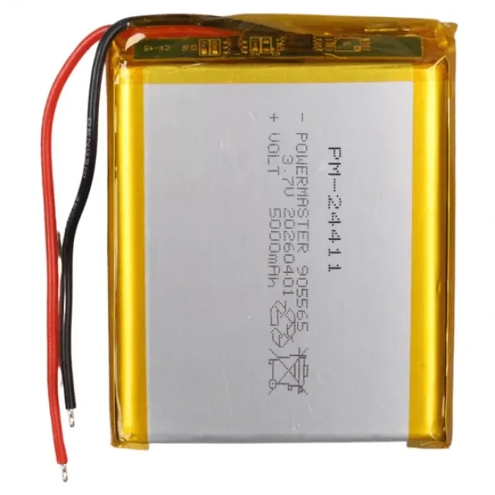 Hubrendy SH Powermaster 905565 3.7v 5000mah Lityum Polimer Pil