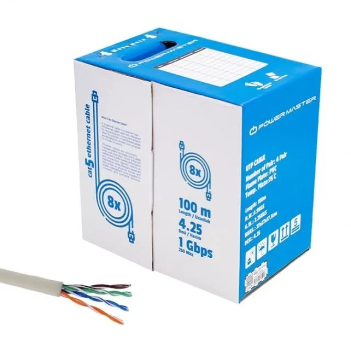 Hubrendy SH Powermaster Cat5 100 Metre Ethernet Network Kablosu