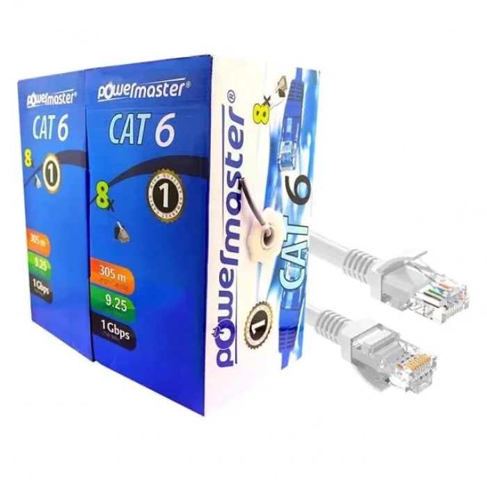 Hubrendy SH Powermaster Cat6 305 Metre Ethernet Network Kablosu
