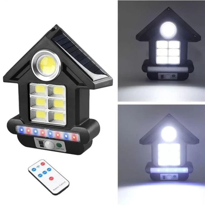 Hubrendy SH Powermaster Cl-s180 Solarlı Kumandalı Sensörlü Kapı Aydınlatması