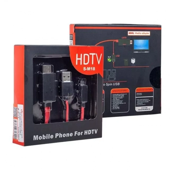 Hubrendy SH Powermaster Galaxy S3 Şarj-hdmı Kablo