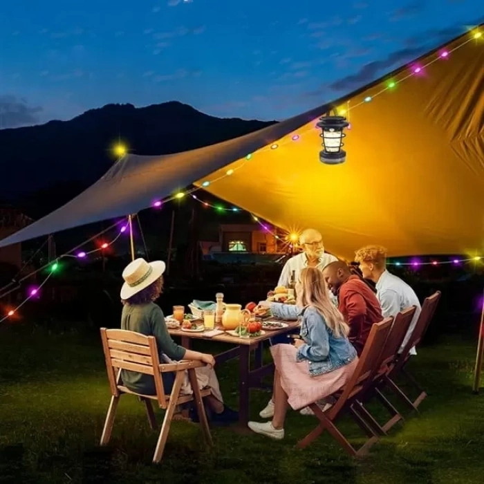 Hubrendy SH Powermaster Hop-8819 Solar Sensörlü Kamp Lambası