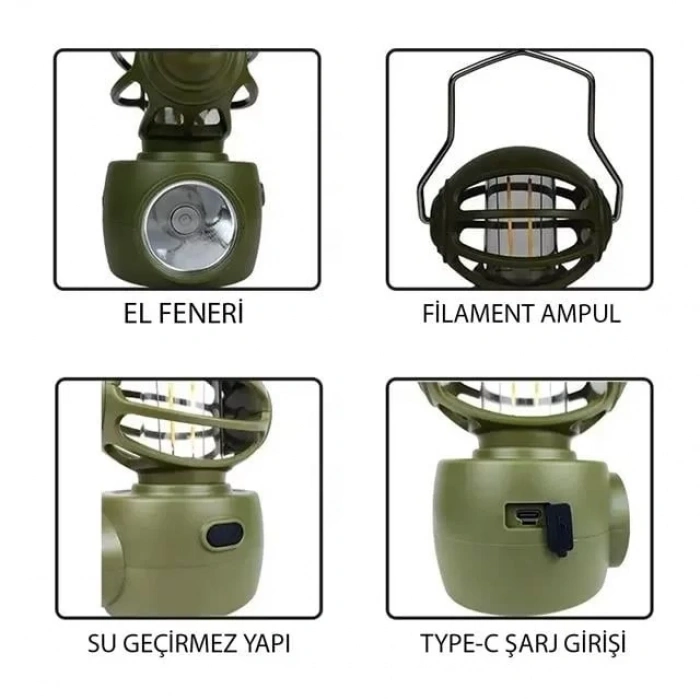 Hubrendy SH Powermaster Lf-3328b 30watt Kamp Lambası