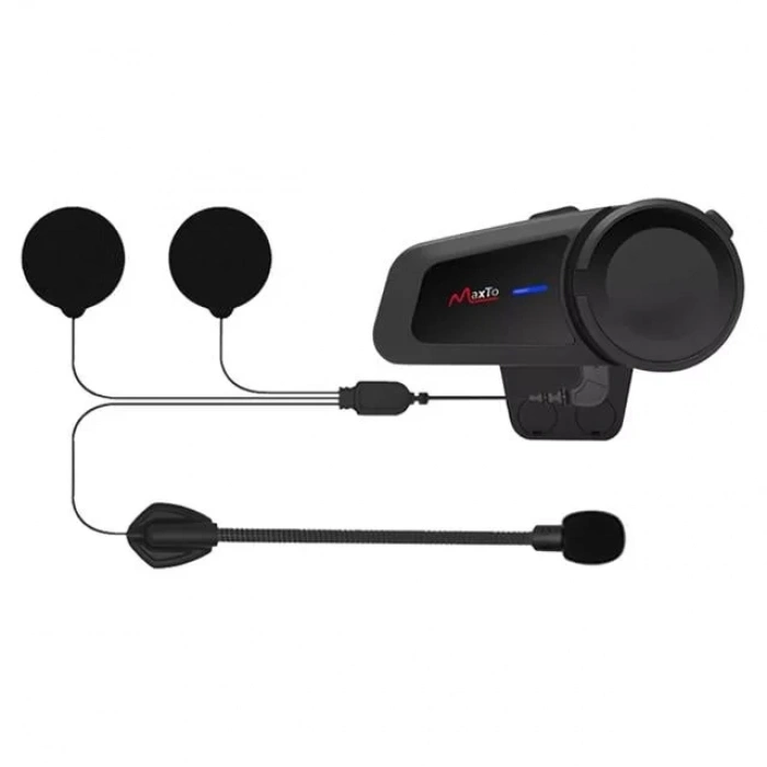 Hubrendy SH Powermaster M2 Motosiklet Bluetooth Intercom Kulaklık