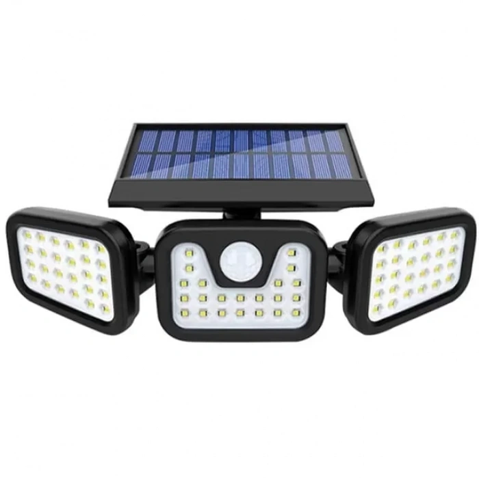 Hubrendy SH Powermaster Mx-w771a Sensörlü 3 Modlu 74 Ledli Solar Aydınlatmalı Duvar Lambası