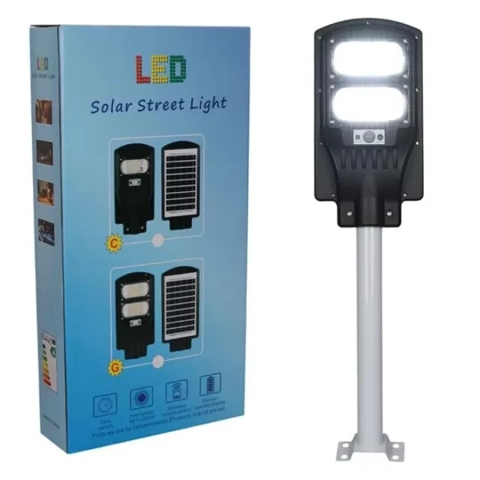 Hubrendy SH Powermaster Pm-23012 Solar Ledli Kumandalı 200watt Sokak Lambası