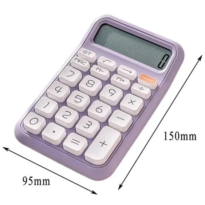 Hubrendy SH Powermaster Pm-25411 mor 12 haneli hesap Makinesi