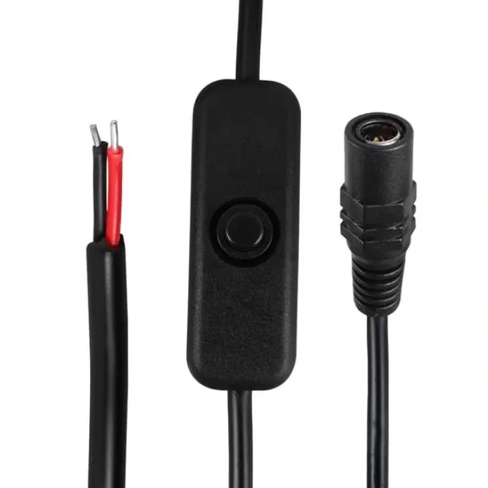 Hubrendy SH Powermaster Pm-26710 Anahtarlı  5.5*2.5 Mm Uç Dc Kablo 30 Cm