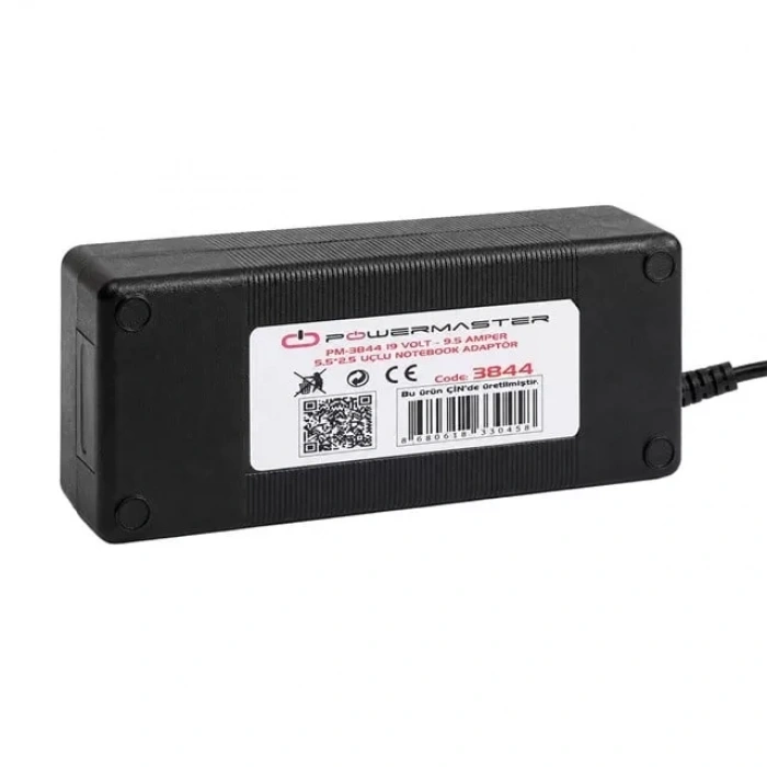 Hubrendy SH Powermaster Pm-3844 19 Volt - 9.5 Amper 5.5*2.5 Mm Uçlu Notebook Adaptör