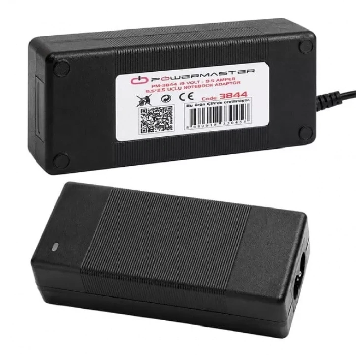 Hubrendy SH Powermaster Pm-3844 19 Volt - 9.5 Amper 5.5*2.5 Mm Uçlu Notebook Adaptör