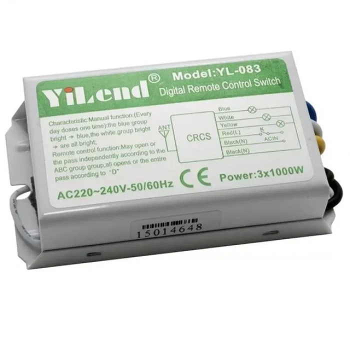 Hubrendy SH Powermaster Pm-5847 Avize Kontrol Kumandası