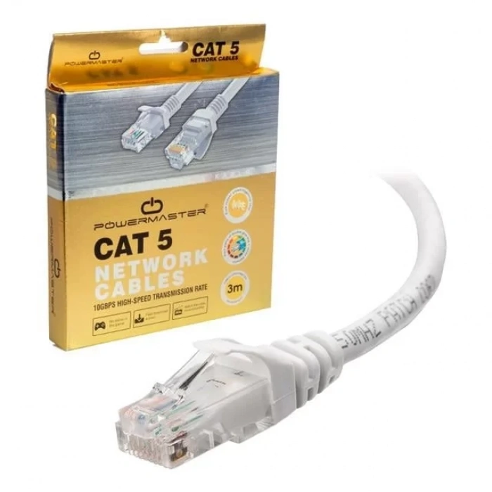 Hubrendy SH Powermaster  Pm-7959 Gri Cat5 3 Metre Ethernet Network Kablosu