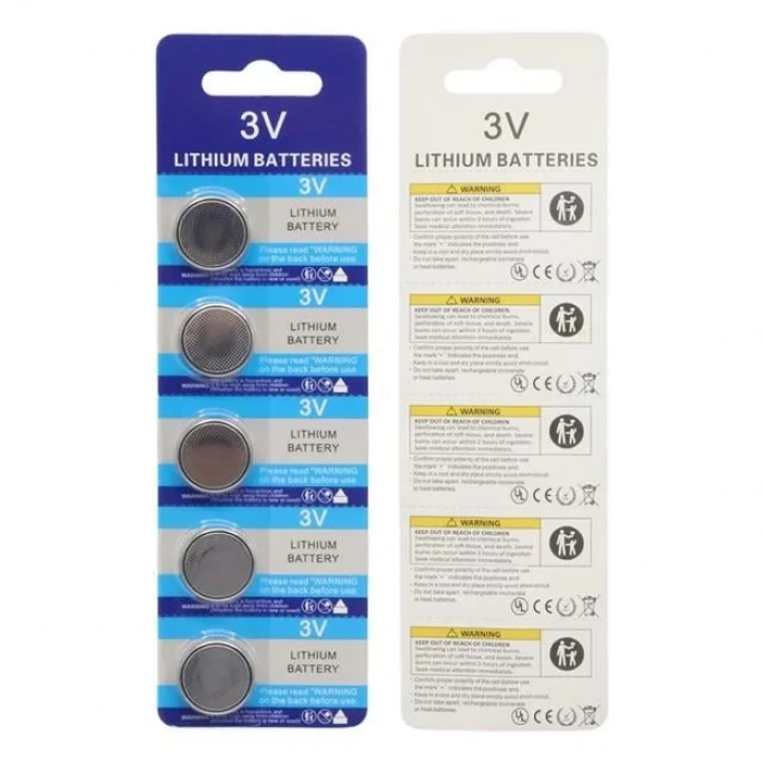 Hubrendy SH Powermaster Pm-9535 Cr2016 3 Volt Lityum Para Pil (5li Paket)