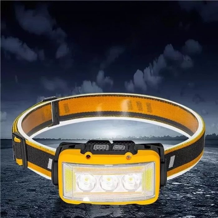 Hubrendy SH Powermaster S03 Sarı Sensörlü Kafa Lambası