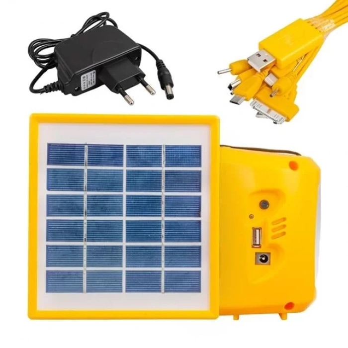 Hubrendy SH Powermaster Şarjlı Solar Aydınlatma Seti Tek Panelli