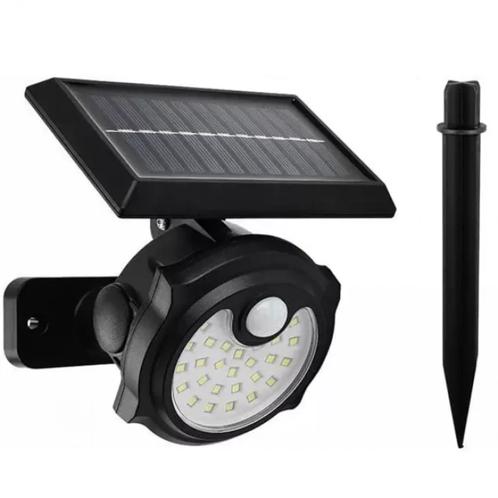 Hubrendy SH Powermaster Sh-1705a 26 Ledli Sensörlü 3 Modlu Solar İndiksiyon Duvar Lambası