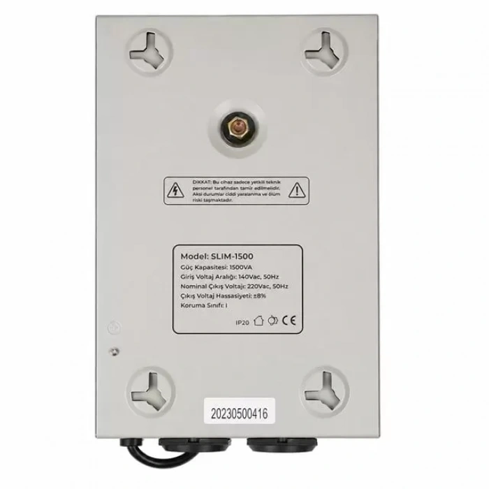 Hubrendy SH Powermaster Slım-1500 Otomatik 1500 Watt Voltaj Kombi Regülatörü