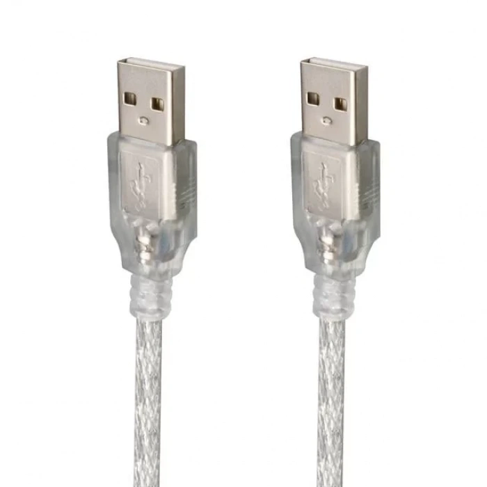 Hubrendy SH Powermaster Usb Erkek-erkek Şeffaf Kablo 5 Metre