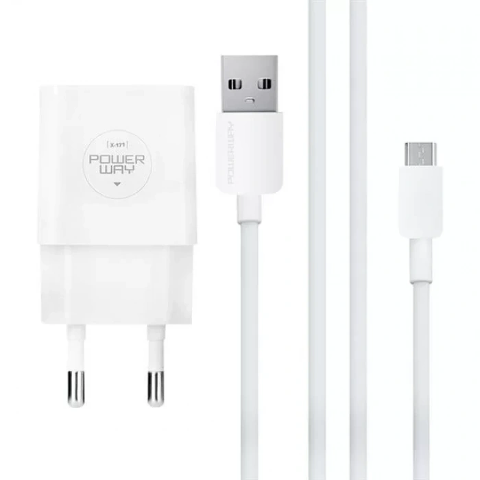 Hubrendy SH Powerway X-171 Micro Usb 2.1 Amper Şarj Aleti-kablo