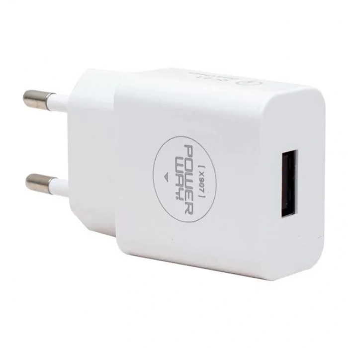 Hubrendy SH Powerway X-907 5 Volt 2000 Ma Hızlı Şarj Başlık Adaptörü - İphone Kablo