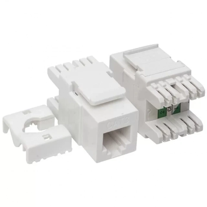 Hubrendy SH Rj 45 Cat3 Şase 180 Derece Keystone Jack