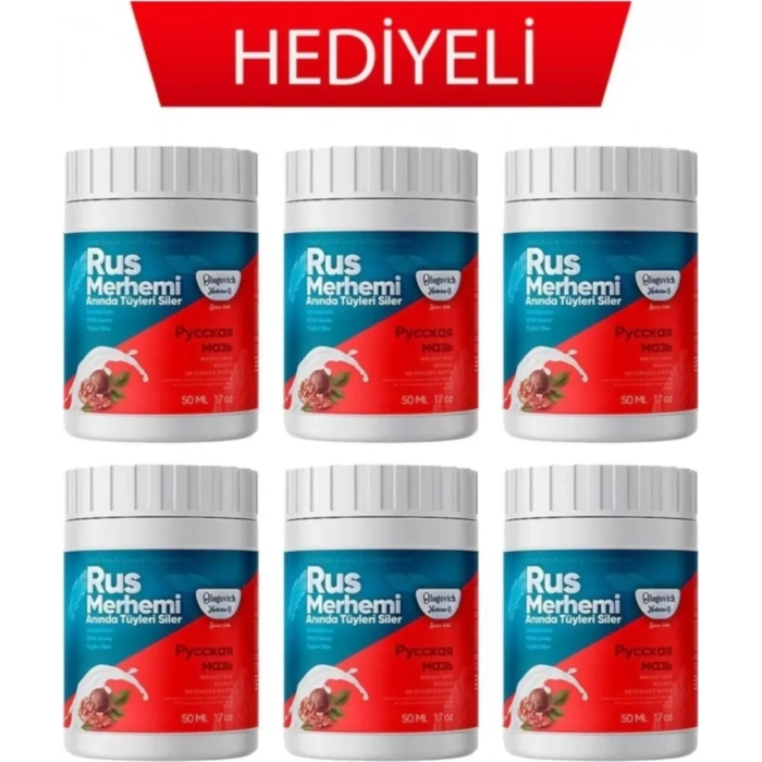 Hubrendy SH Rus Merhemi 6 Adet Orjinal Bandrollü