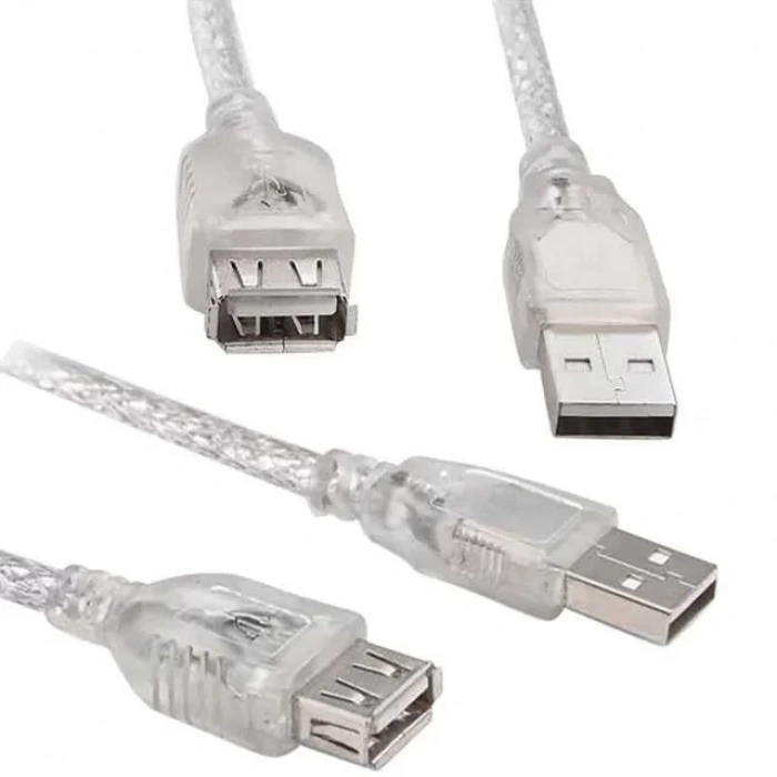 Hubrendy SH S-link Usb 2.0 Şeffaf 10 Metre Usb Uzatma Kablosu
