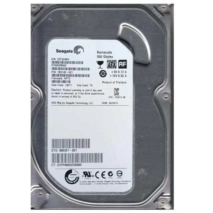 Hubrendy SH Seagate St500dm002 St 500 Gb Sata Harddisk Refresh