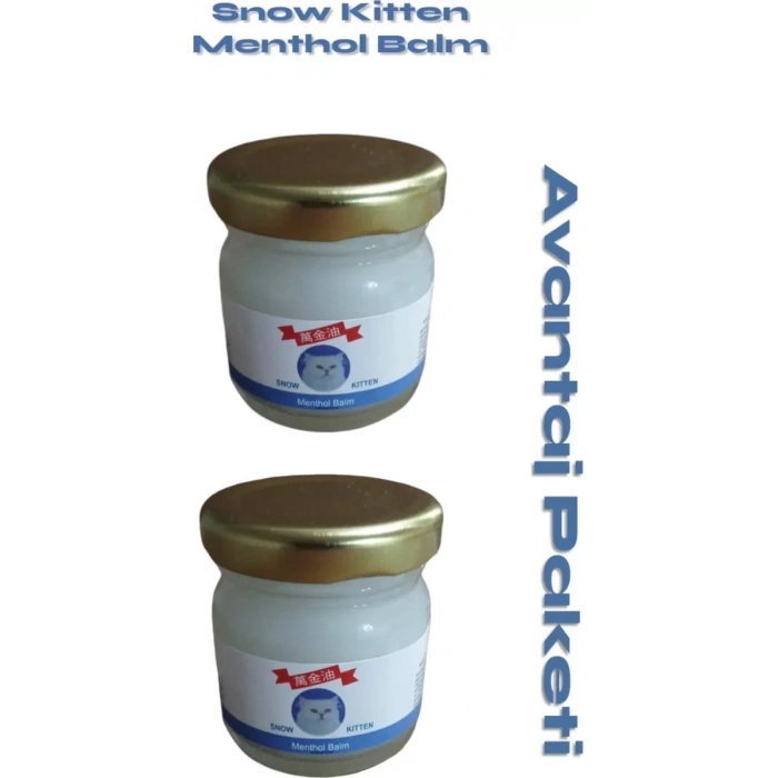 Hubrendy SH Snow Kitten Menthol Balm 250 Gr 2 Adet