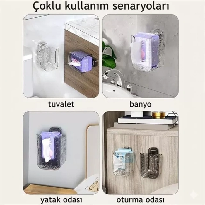 Hubrendy SH Sunup Sn-26822 Banyo Islak Mendil Rafı
