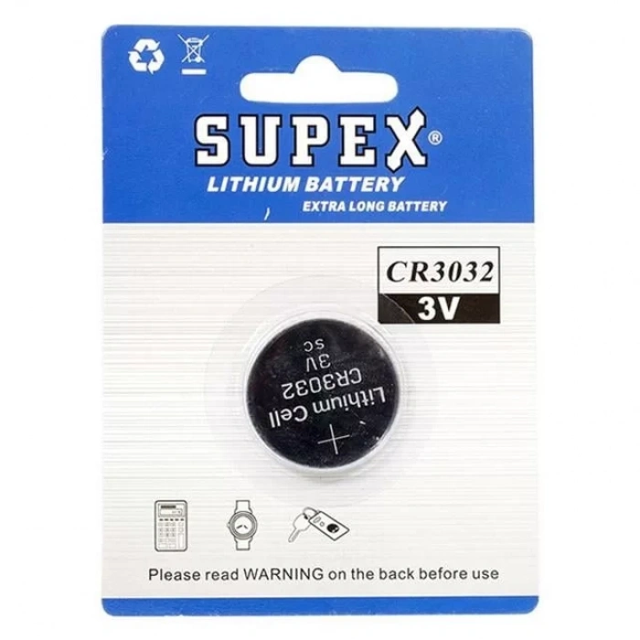 Hubrendy SH Supex Cr3032 3 Volt Lityum Pil Tekli