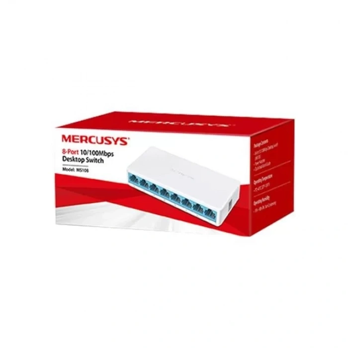 Hubrendy SH Tp-link Mercusys Ms108 10/100 Mbps 8 Port Ethernet Switch