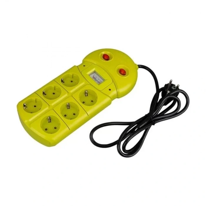 Hubrendy SH Vea Ve-970b 6lı 1.5 Metre Grup Priz