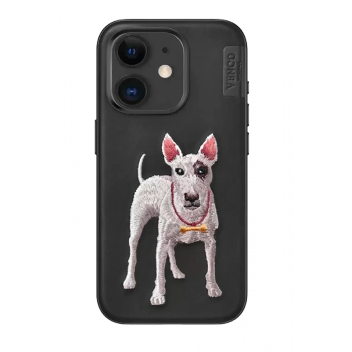 Hubrendy SH Venco Apple İphone 11 Perma Desenli Kapak - Siyah