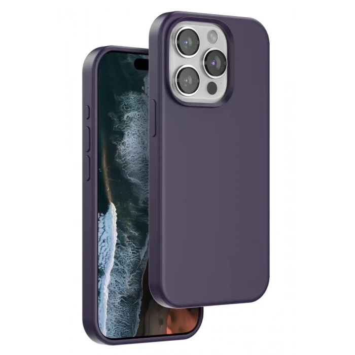 Hubrendy SH Venco Apple İphone 14 Pro Max Home Magsafe Kapak - Derin Mor