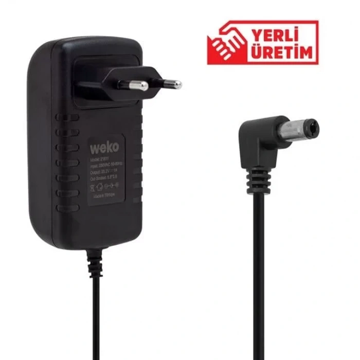 Hubrendy SH Weko 25.2 Volt - 1 Amper 5.5*2.5 Uçlu Priz Tipi Adaptör