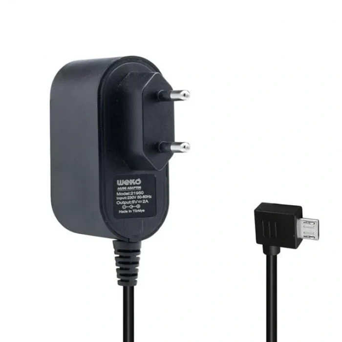 Hubrendy SH Weko 5 Volt - 2 Amper Micro Usb Uç Yerli Üretim Tablet Adaptörü