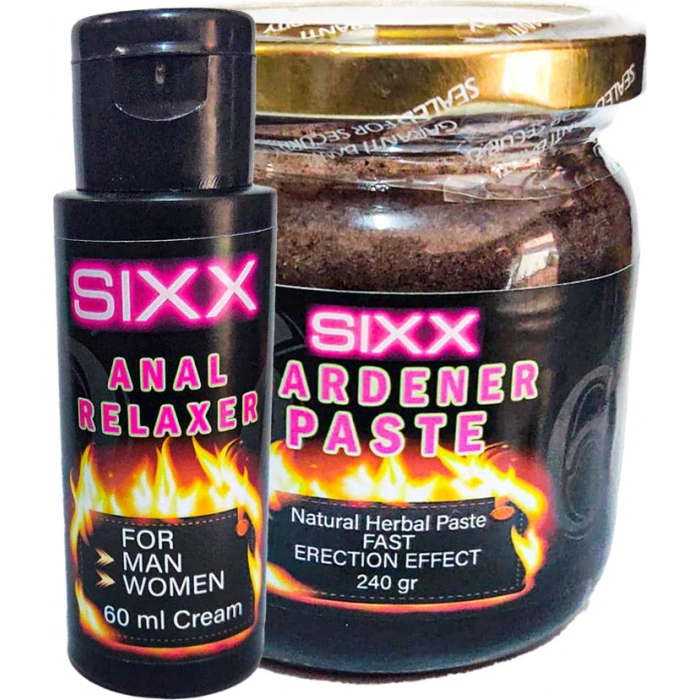 Hubrendy Bez Sixx An.al Relaxer Gel 60 ml + Herbal Paste 240 gr