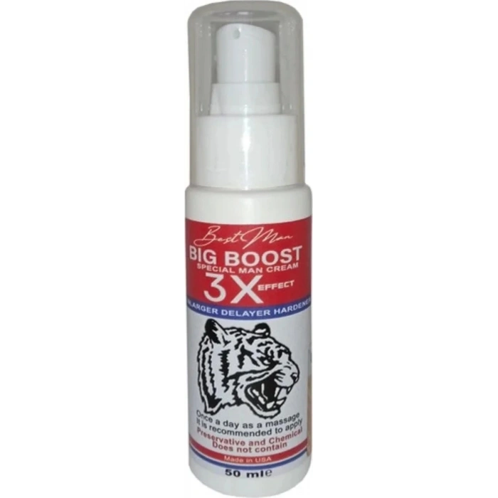 Hubrendy Bez Süper Best Man Bigboost Erkeklere Özel Krem 3 x Effect